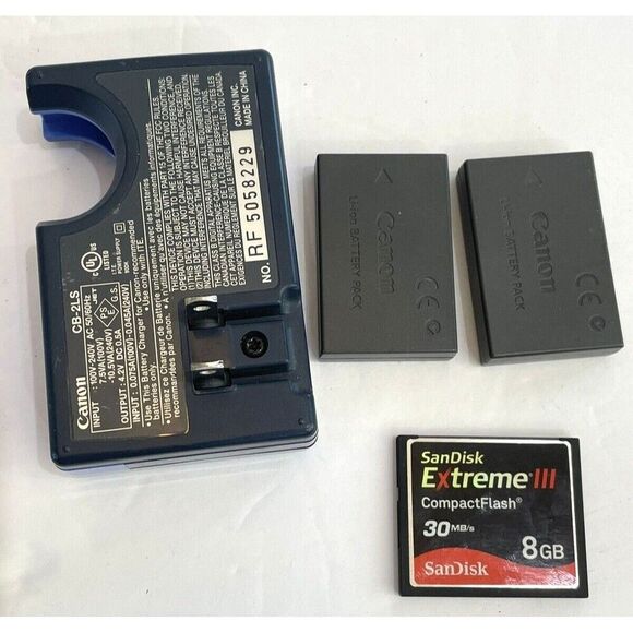 Canon Digital Elph PowerShot S400 Camera W/ 2 Batteries/SD Card 8GB READ - Picture 13 of 16